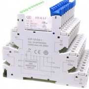  Relé Utra Delgado/SSR de alta frecuencia con LED 6A 1CO relé 41F-5-ZS 41F-12-ZS 41F-24-ZS 5V 12V 24V