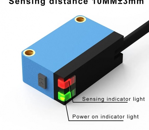 Sensor de taca, contraste de etiqueta.